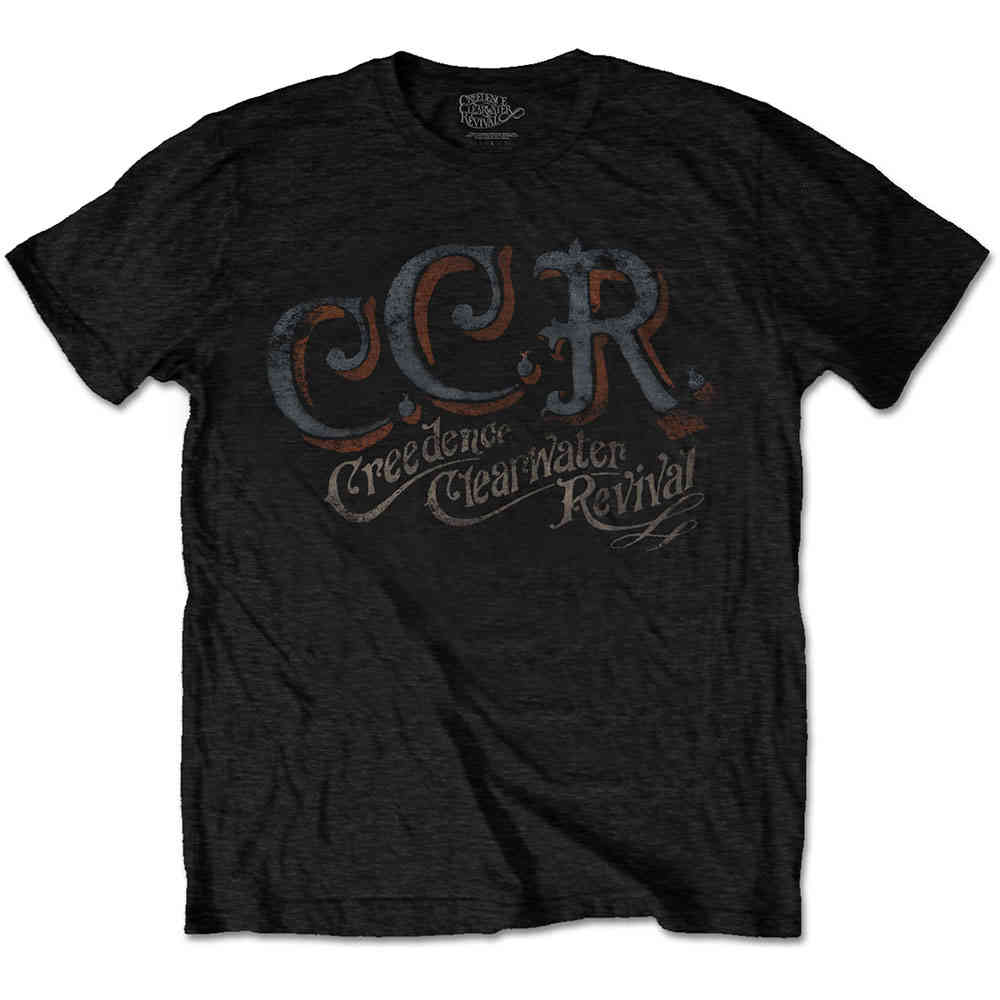 Creedence Clearwater Revival - CCR Heren Tshirt - Zwart